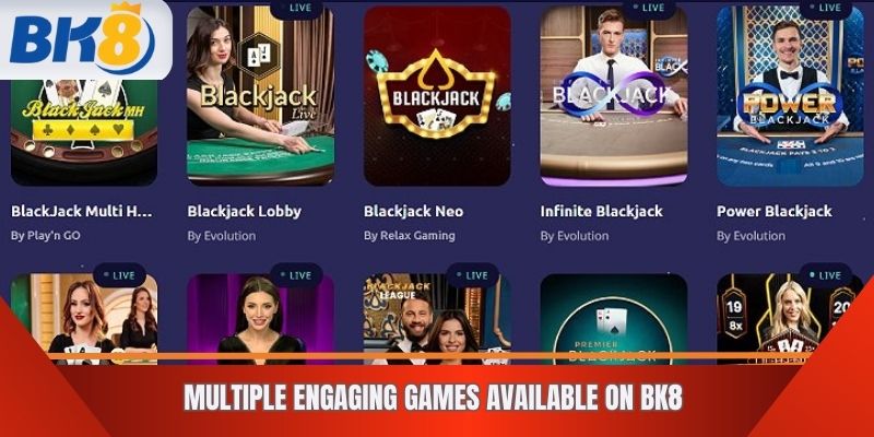 Multiple Engaging Games Available on BK8